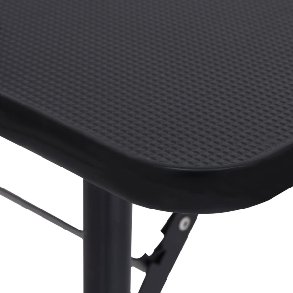 Trimmtisch Noir Groomstyle - Stabile Arbeitsplatte - Schwarz - 81 x 46 x 76 cm